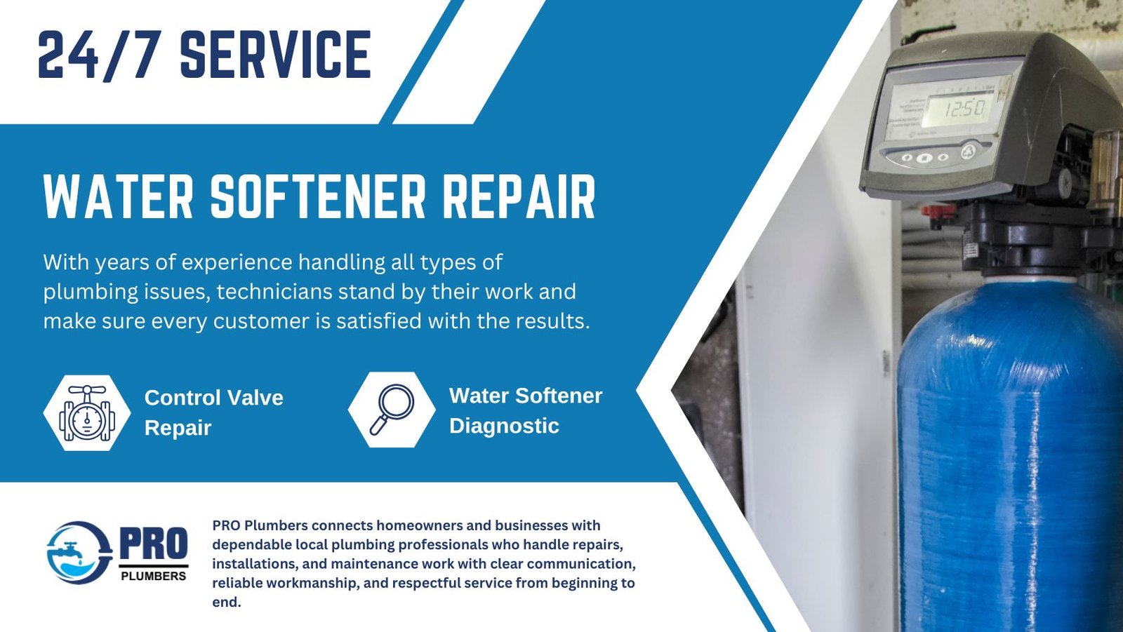 Water softener repair in Redding, CA